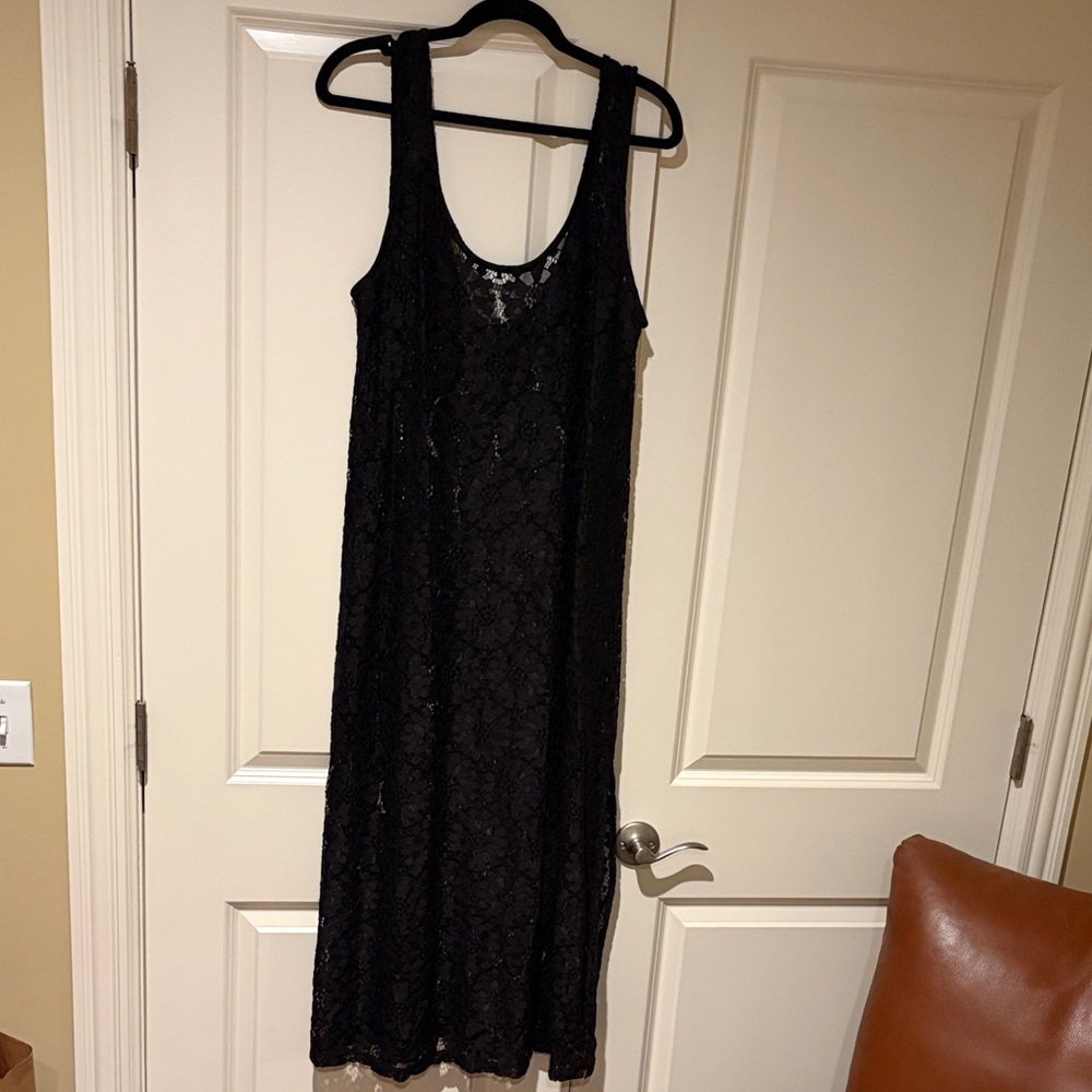 Belk Black Lace Sleeveless Dress
